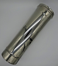 Edelstahl Abgasrohr Ofenrohr Rauchrohr Rohr Längenelement 500 mm / DN 200