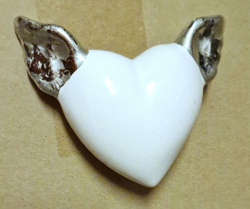Herz mit flügeln weiss - mit,