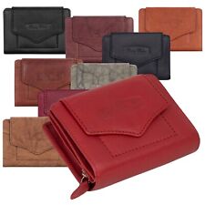 RFID Damen Geldbörse Portemonnaie Geldbeutel Damenbörse Leder Rot