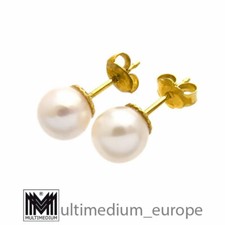 585 Gold Ohrringe Ohrstecker Perlen 585er 14k 14ct earrings pearls