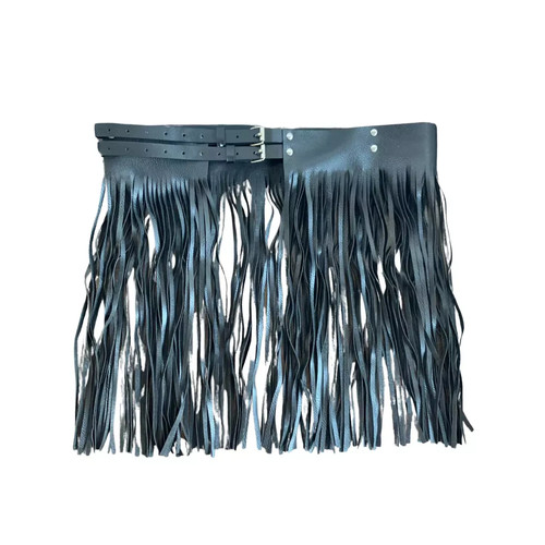 Damen punk fransen leder - damen,