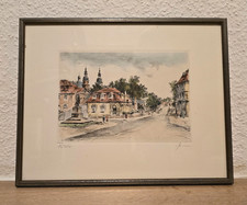 Original Farbradierung