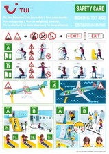 Safety Card / TUI / Boeing