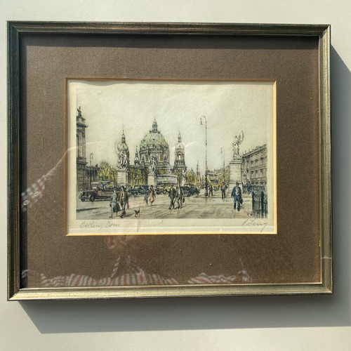 Original radierung berliner - original-radierung, „berliner
