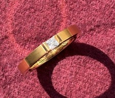 Gold Ring Gr.54 mattiert