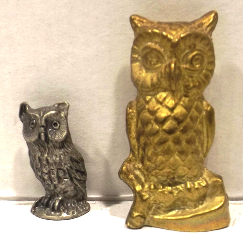 Versch sammlerfiguren eulen - 2, versch.