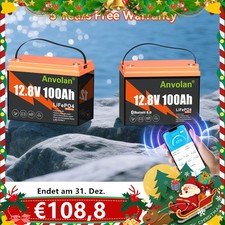 12V 100Ah Lithium Batterie