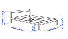 ikea bett 140 x 200, kiefernholz mit Lattenrost