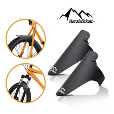 Schutzbleche Set Vorne Hinten Fahrrad Schutzblech 24 26 27,5 29 Zoll schwarz MTB