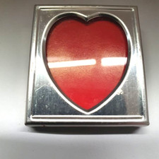 Silberf. Metall-Herz-