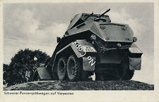 Foto PK Feldpost schwerer Panzerspähwagen X183