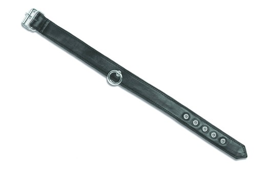 Lederhalsband ring der - ring, o