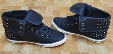 VENICE Sneaker Chucks Damen Schuhe Nieten Größe 38 Schwarz