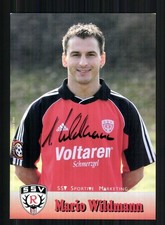 Mario Wildmann Autogrammkarte SSV Reutlingen 2000-01 Original Signiert
