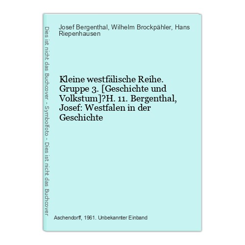 Kleine westfälische reihe - westfälische,