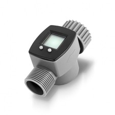 Digitaler Wasserzähler 3/4'' IG/AG Wasseruhr Wasserverbrauch Wassermengenzähler