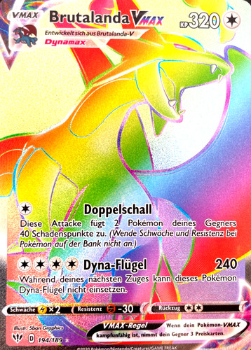 Pokemon karte brutalanda - pokemon,