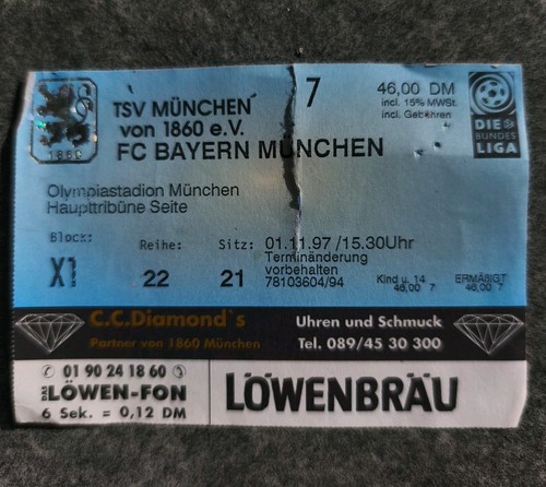 Ticket bayern tsv - ticket,