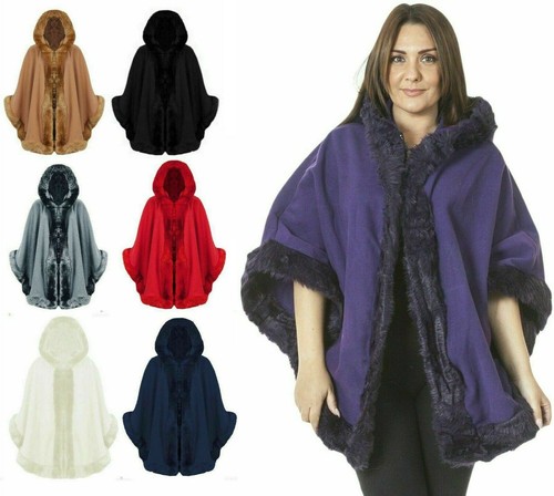 Damenponcho mit