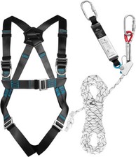 ACE Fallschutz Auffanggurt Absturzsicherung mit Auffanggerät bis 100 kg
