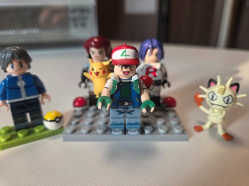 Lego pokemon ash ketchum - lego,