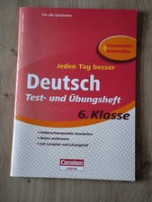 Deutsch Test - und Übungsheft Klasse 6 Cornelsen Verlag
