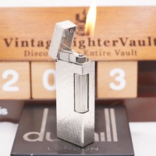 Dunhill Feuerzeug Silber Sand