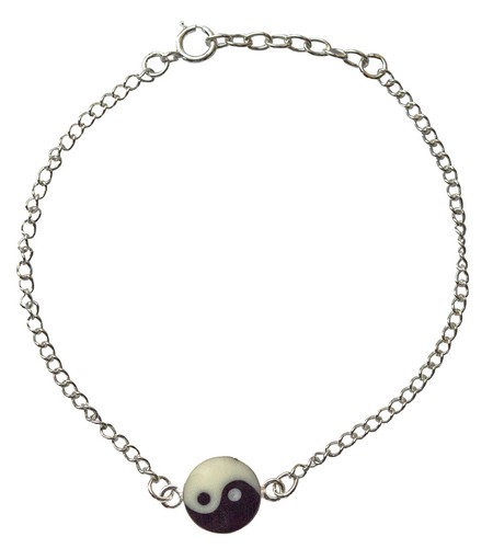 Armband yin yang 1 0cm - armband, 1,0cm