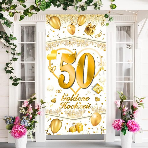 Goldene hochzeit banner - 50.,