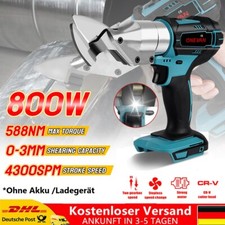 Akku Blechschere Elektrisch Schere 800W Akkuschere Metall-Schere Für Makita 18V