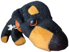 The Dog Artlist Collection Rottweiler Plüsch Hund 12cm Original Große Nase rar