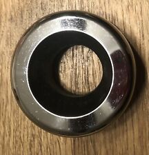 STEDO Verbinder, schwarz mitChrom Abdeckung Dichtung für WC Spülrohr, Ø 48/28-32