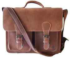 GreenBurry Aktentasche 38*29*14 cm Büffel-Leder Lehrer-Tasche Aktenmappe 1000