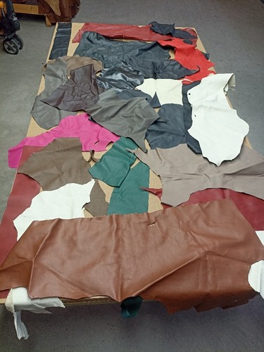 Leder lederreste bunt 3 - lederreste, 3,0