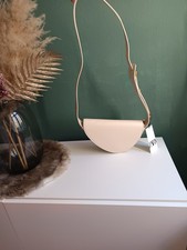 Zara Umhängetasche Creme Gold