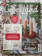 Liebes Land November/Dezember 6-2024 Advent Weihnachten Köstlichkeiten Kränze
