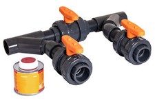 Schwimmbecken Solar Bypass Strömungsoptimiert Schwimmbad Poolheizung Solaranlage