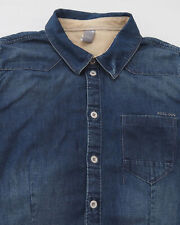 G-Star Damen Jeans Bluse Größe L Langarm Slim Fit H327