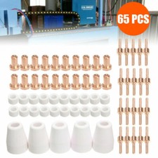 65Tlg Plasmaschneider Düsen Elektroden Zubehör Für PT31 LG40 CUT40 CUT50 Set DE