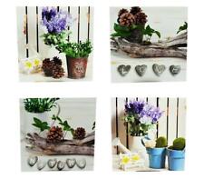 4 Stück Wandbilder Leinwand