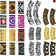 24 Stücke Dreadlock Perlen