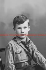 F026862 Junge in deutscher Jugend HJ Sommeruniform 1940