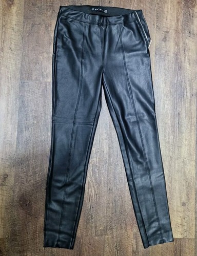 Kunstlederhose amisu schwarz - kunstlederhose,