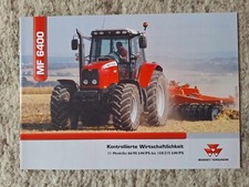 Massey Ferguson 6400   Prospekt Traktor Schlepper