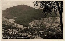 Baden-Baden ~1920/30 Partie Blick vom Waldhaus Batschari Wald Landschaft Stadt