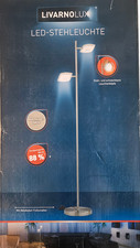 LIVARNO LUX LED Stehleuchte Matt Nickel Optik 3000 K LED Lebensdauer 20000 h OVP