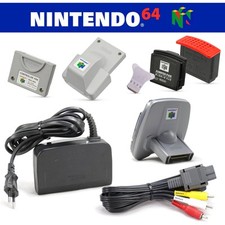 N64 / Nintendo 64 Zubehör-Set Auswahl ?✅ Netzteil, Kabel, Expansion, Jumper Pak