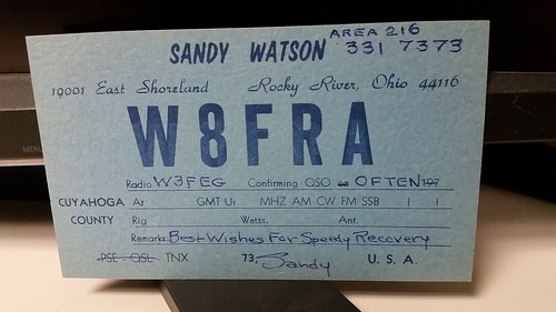 Amateur ham radio qsl postcard - amateur,