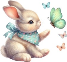 10x rabbit and butterfly