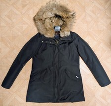 Woolrich Arctic Parka – dunkelblau mit abnehmbarer Echtfell Kapuze – Gr. XL (42)